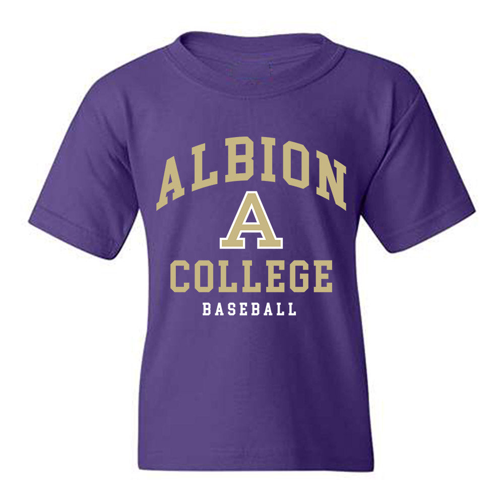 Albion - NCAA Baseball : Tyler Bronczyk - Classic Shersey Youth T-Shirt-0