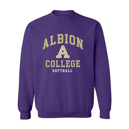 Albion - NCAA Softball : Sydney Schoenborn - Classic Shersey Crewneck Sweatshirt-0