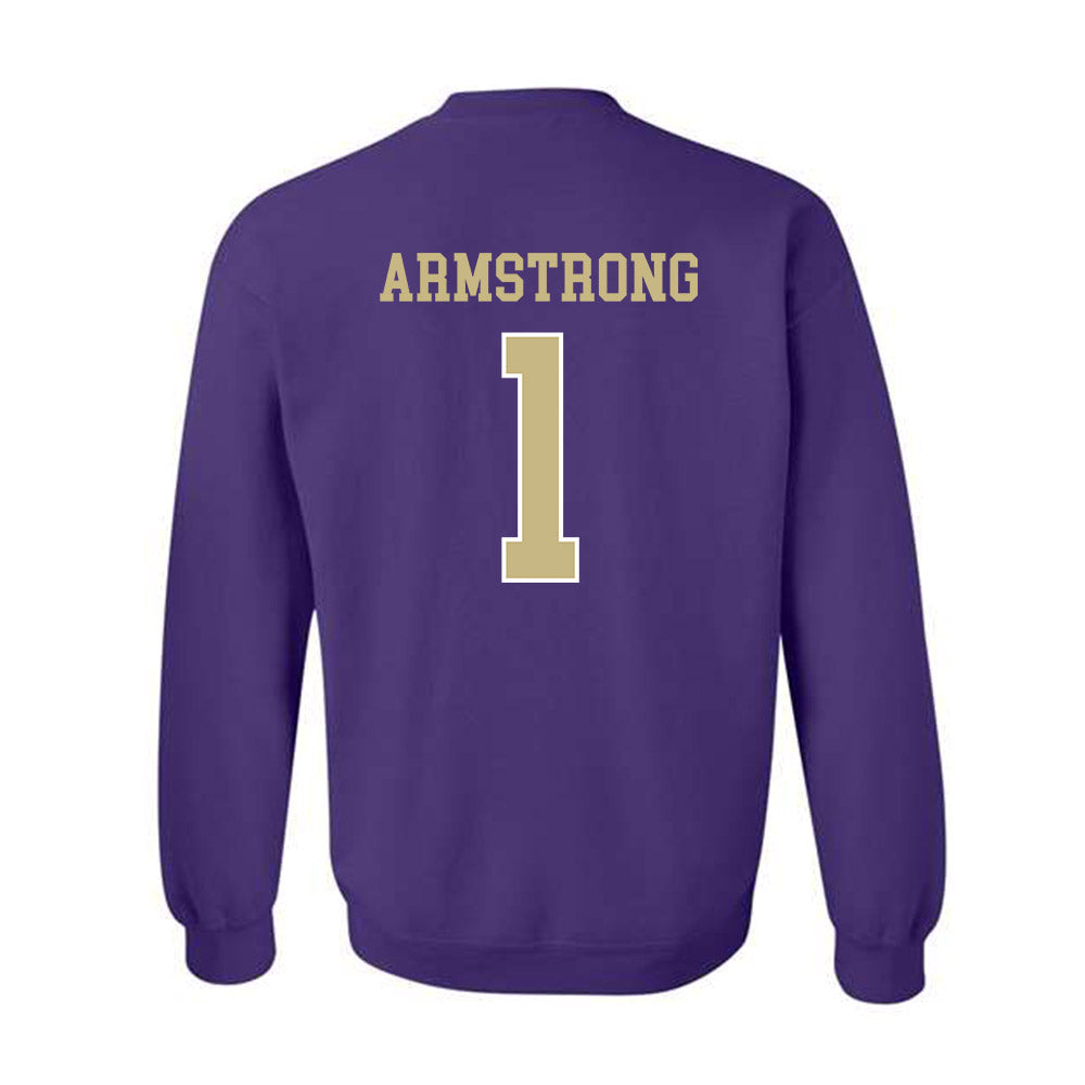 Albion - NCAA Football : Dorian Armstrong - Classic Fashion Shersey Crewneck Sweatshirt-1