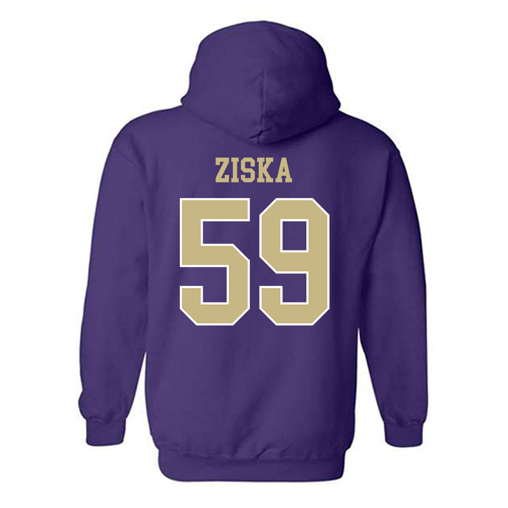 Albion - NCAA Football : Eli Ziska - Classic Fashion Shersey Hooded Sweatshirt-1