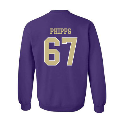Albion - NCAA Football : Dylan Phipps - Classic Fashion Shersey Crewneck Sweatshirt-1