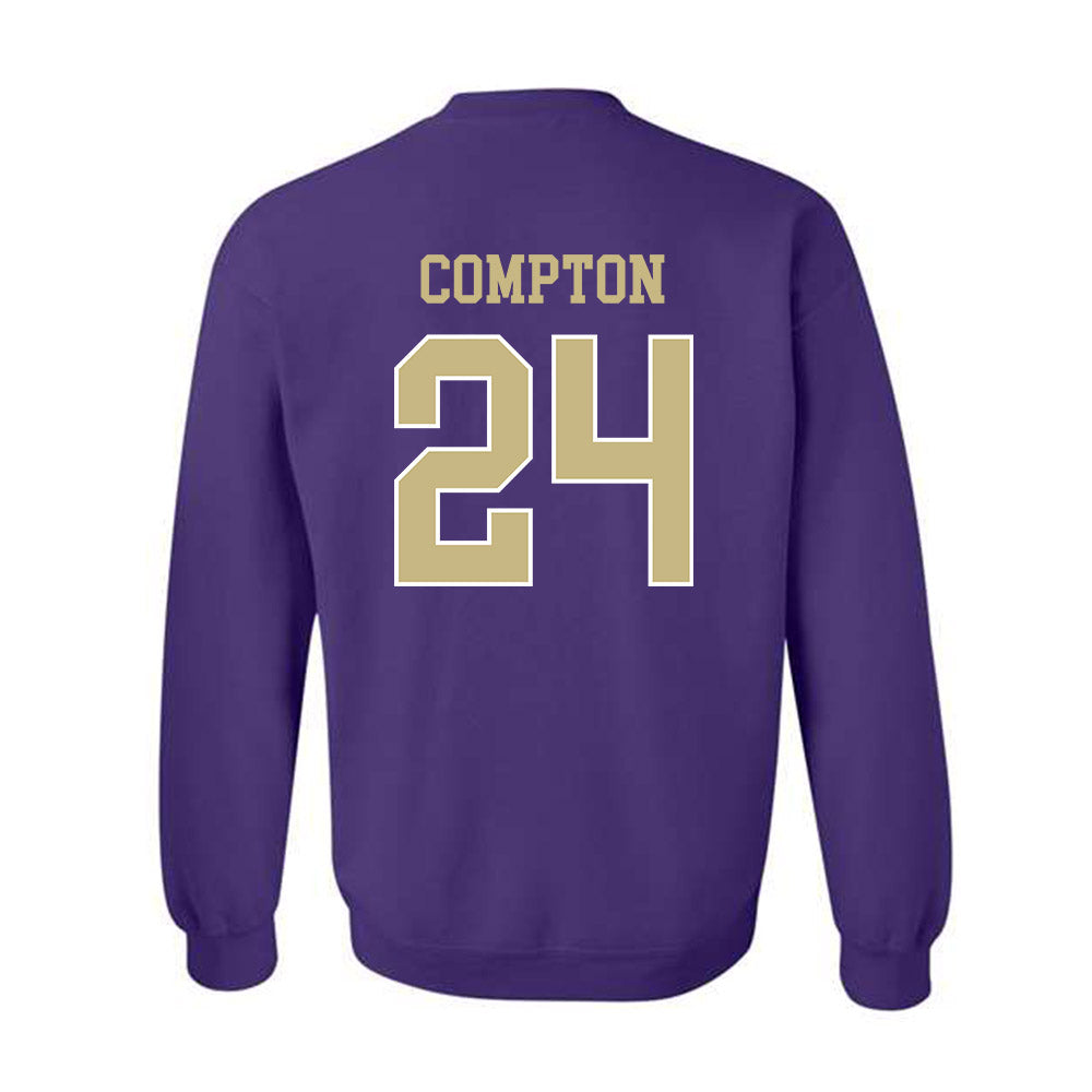 Albion - NCAA Men's Lacrosse : Matthew Compton - Classic Fashion Shersey Crewneck Sweatshirt-1