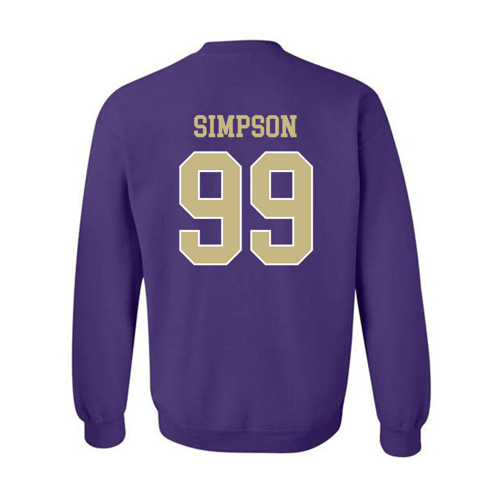 Albion - NCAA Football : Tayshaun Simpson - Classic Fashion Shersey Crewneck Sweatshirt-1