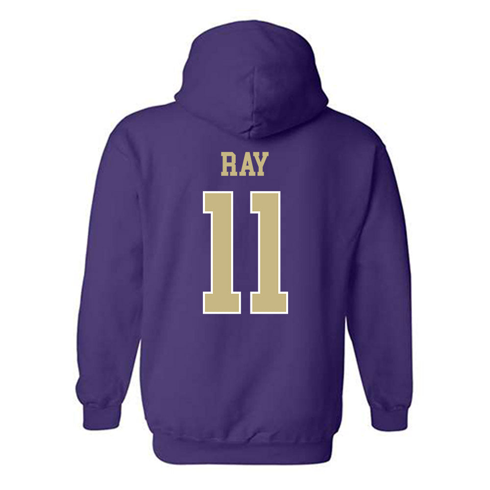 Albion - NCAA Men's Basketball : Dwayne Ray - Classic Fashion Shersey Hooded Sweatshirt-1