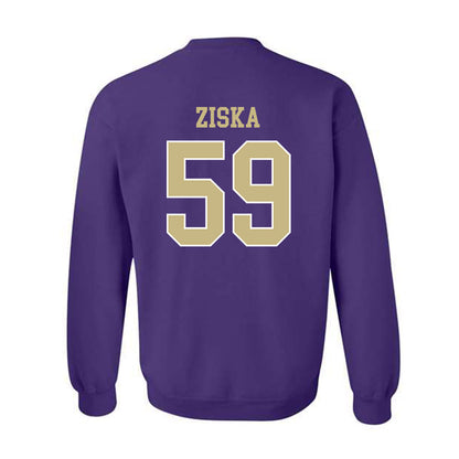 Albion - NCAA Football : Eli Ziska - Classic Fashion Shersey Crewneck Sweatshirt-1