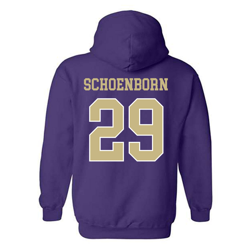 Albion - NCAA Softball : Sydney Schoenborn - Classic Fashion Shersey Hooded Sweatshirt-1