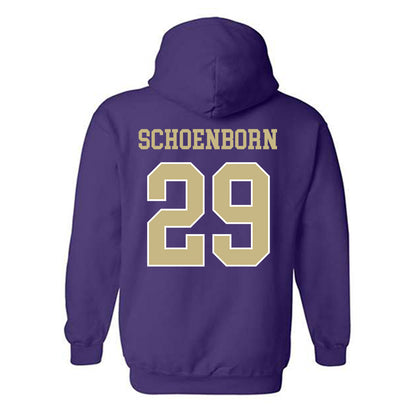 Albion - NCAA Softball : Sydney Schoenborn - Classic Fashion Shersey Hooded Sweatshirt-1