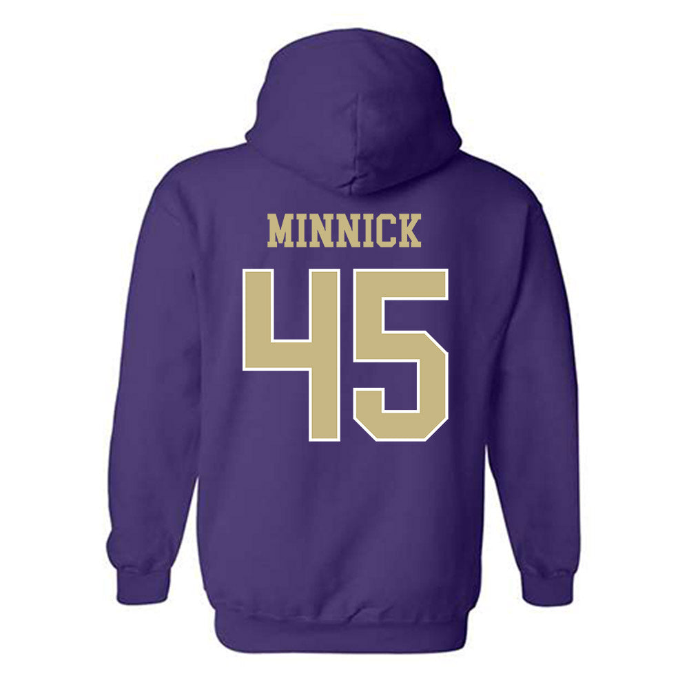 Albion - NCAA Football : Frank Minnick - Classic Fashion Shersey Hooded Sweatshirt-1
