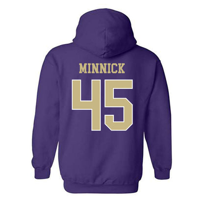 Albion - NCAA Football : Frank Minnick - Classic Fashion Shersey Hooded Sweatshirt-1