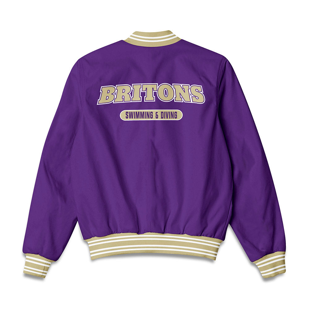 Albion - NCAA Women's Swimming & Diving : Kaitlyn Kreb - Bomber Jacket-1