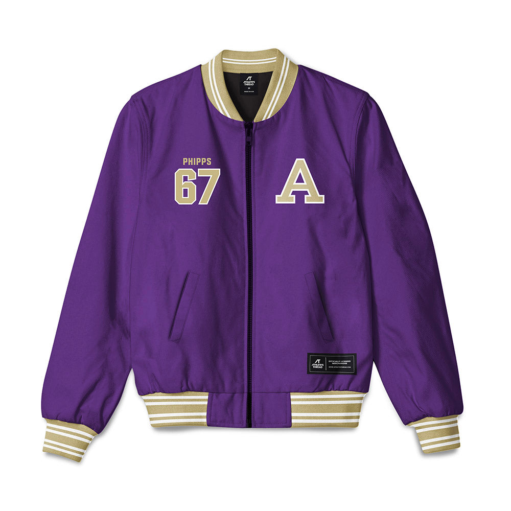 Albion - NCAA Football : Dylan Phipps - Bomber Jacket-0