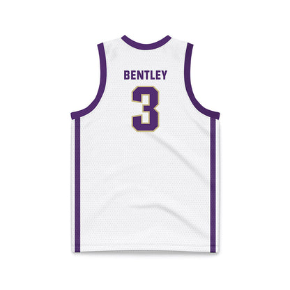 Albion - NCAA Men's Basketball : Kendall Bentley - White Basketball Jersey-1
