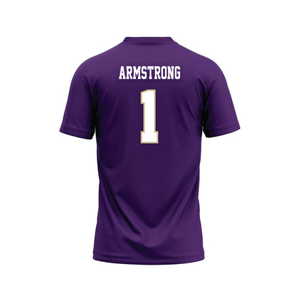 Albion - NCAA Football : Dorian Armstrong - Purple Football Jersey-1