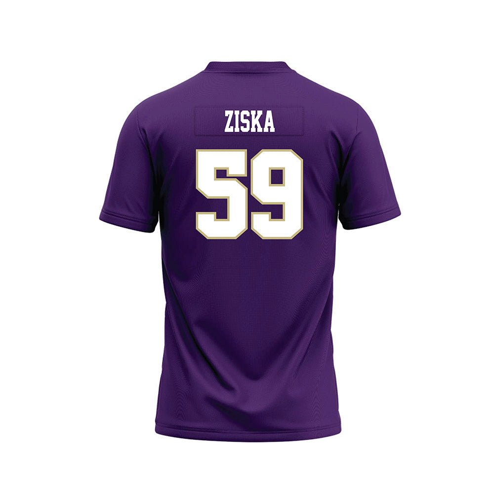 Albion - NCAA Football : Eli Ziska - Purple Football Jersey-1
