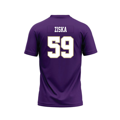 Albion - NCAA Football : Eli Ziska - Purple Football Jersey-1