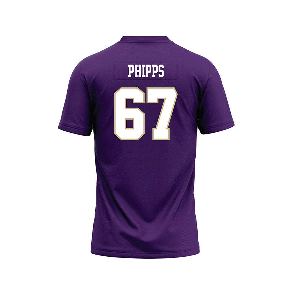 Albion - NCAA Football : Dylan Phipps - Purple Football Jersey-1