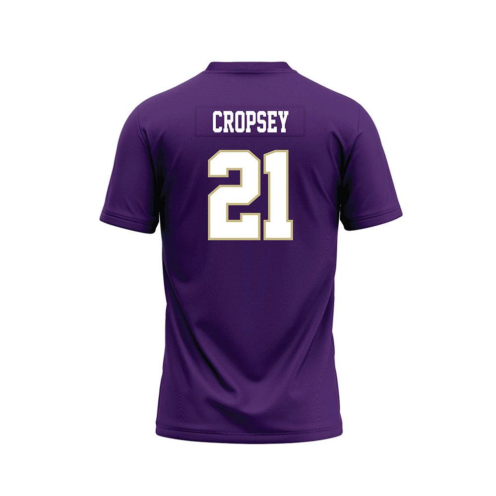 Albion - NCAA Football : Cameron Cropsey - Purple Football Jersey-1