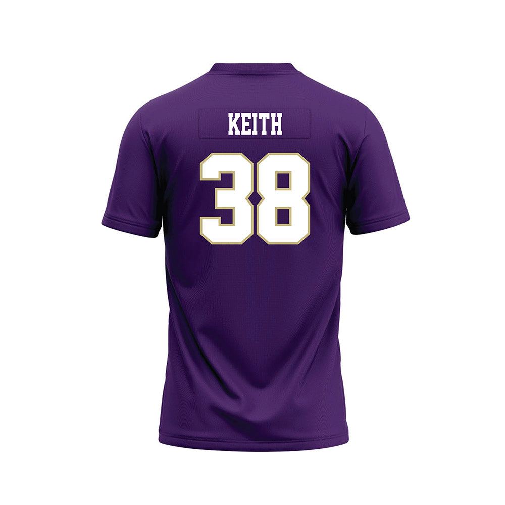 Albion - NCAA Football : JaPaul Keith - Purple Football Jersey-1