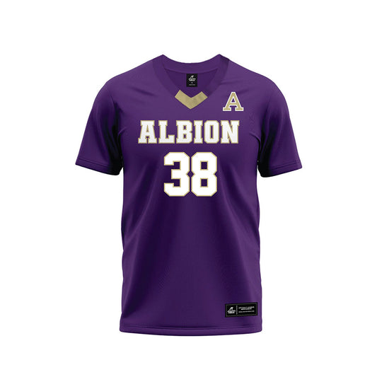 Albion - NCAA Football : JaPaul Keith - Purple Football Jersey-0