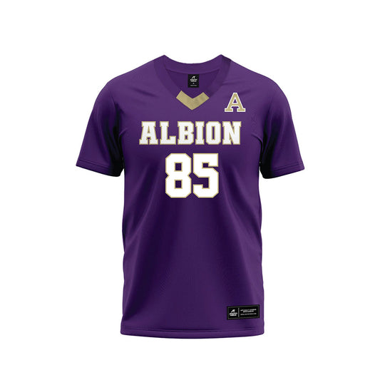 Albion - NCAA Football : Danny Tovar - Purple Football Jersey-0