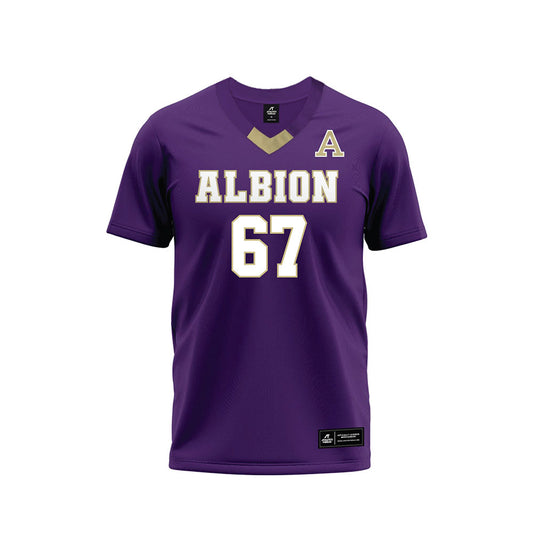 Albion - NCAA Football : Dylan Phipps - Purple Football Jersey-0