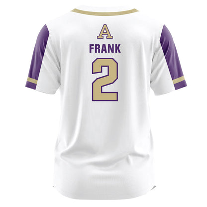 Albion - NCAA Softball : Ryley Frank - White Jersey-1