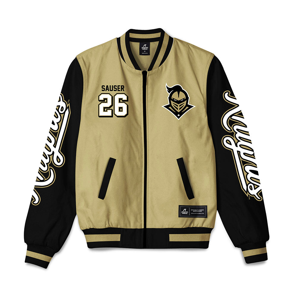 Central Florida - NCAA Baseball : Matt Sauser - Bomber Jacket-0