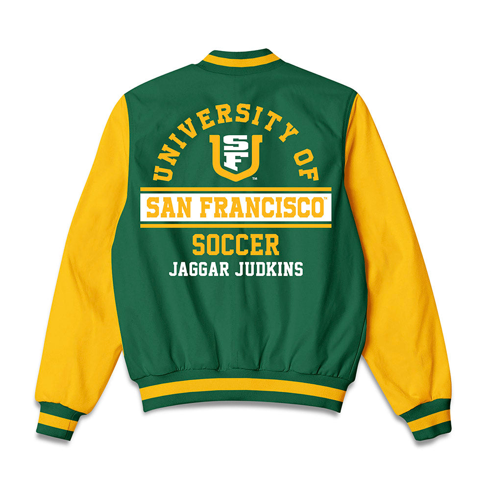 USFCA - NCAA Men's Soccer : Jaggar Judkins - Bomber Jacket-1