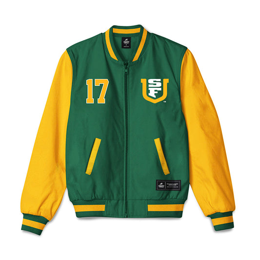 USFCA - NCAA Men's Soccer : Jaggar Judkins - Bomber Jacket-0