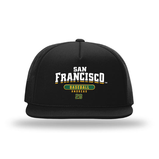 USFCA - NCAA Baseball : Jake Andreas - Foamie Trucker Cap-0