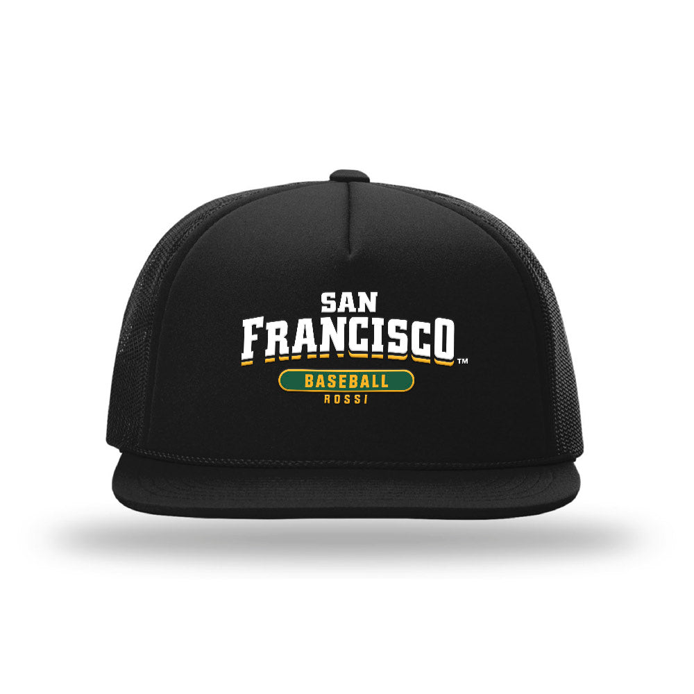 USFCA - NCAA Baseball : Gino Rossi - Foamie Trucker Cap-0