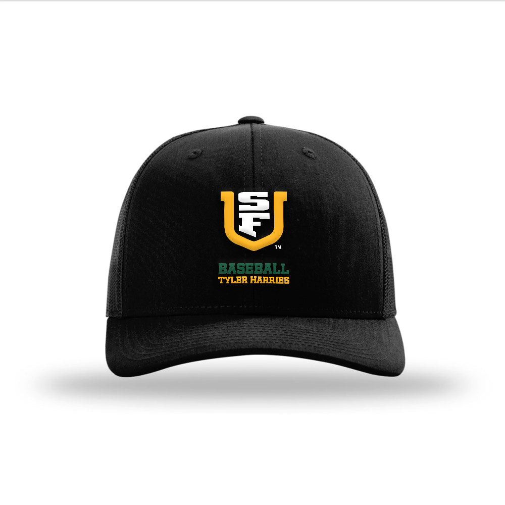 USFCA - NCAA Baseball : Tyler Harries - Snapback Trucker Hat-0