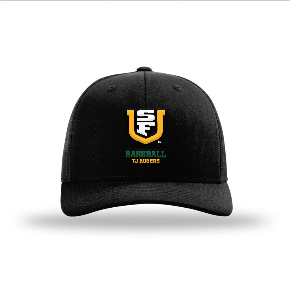 USFCA - NCAA Baseball : TJ Rogers - Snapback Trucker Hat-0