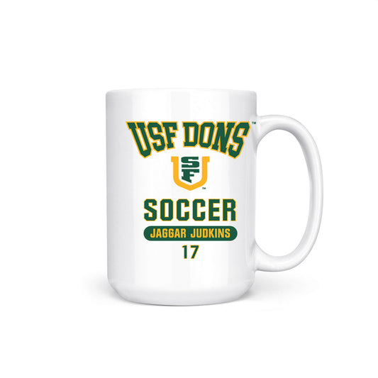 USFCA - NCAA Men's Soccer : Jaggar Judkins - Coffee Mug-0