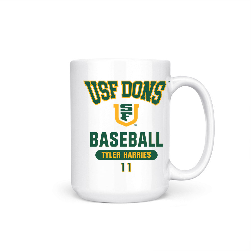 USFCA - NCAA Baseball : Tyler Harries - Coffee Mug-0