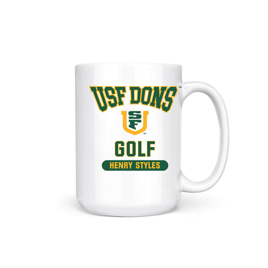 USFCA - NCAA Men's Golf : Henry Styles - Coffee Mug-0