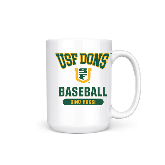 USFCA - NCAA Baseball : Gino Rossi - Coffee Mug-0