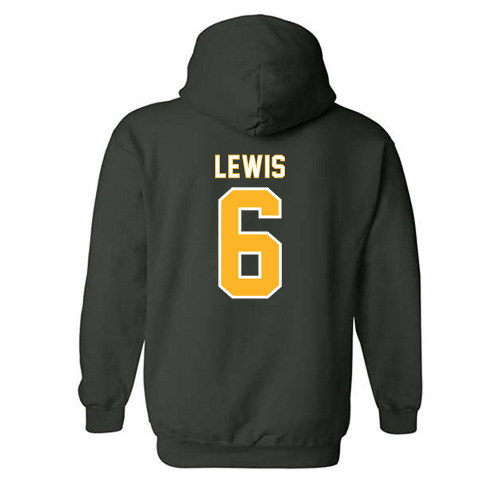 USFCA - NCAA Baseball : Jared Lewis - Classic Shersey Hooded Sweatshirt-1