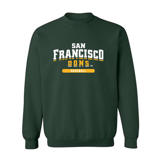 USFCA - NCAA Baseball : Tino Vasell - Classic Shersey Crewneck Sweatshirt-0