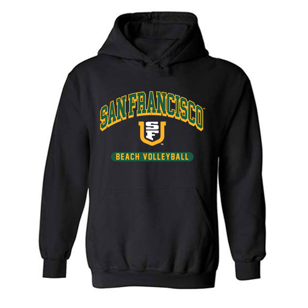 USFCA - NCAA Beach Volleyball : Lucy Speier - Classic Shersey Hooded Sweatshirt-0