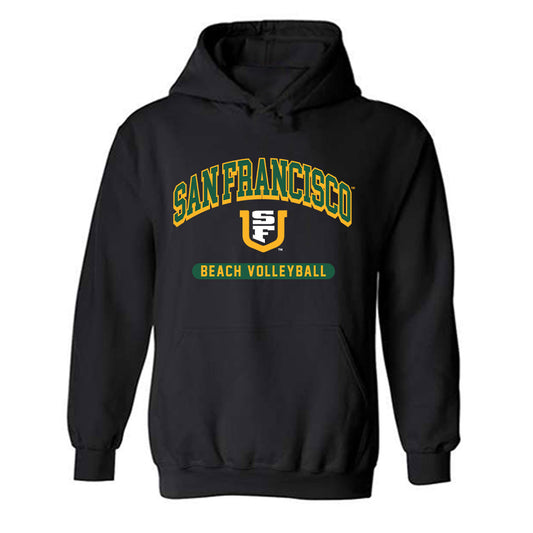 USFCA - NCAA Beach Volleyball : Lucy Speier - Classic Shersey Hooded Sweatshirt-0