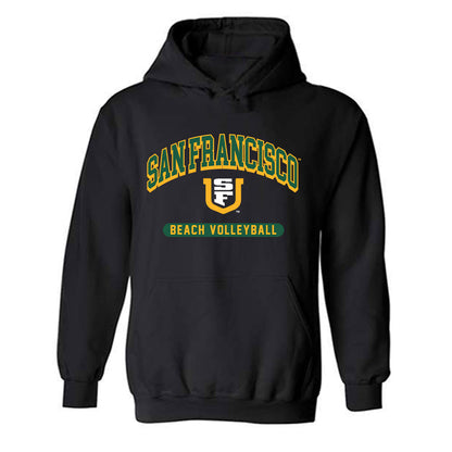 USFCA - NCAA Beach Volleyball : Lucy Speier - Classic Shersey Hooded Sweatshirt-0