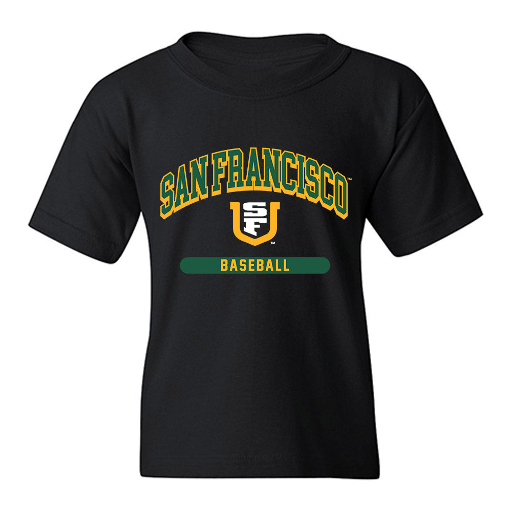 USFCA - NCAA Baseball : Gino Rossi - Classic Shersey Youth T-Shirt-0