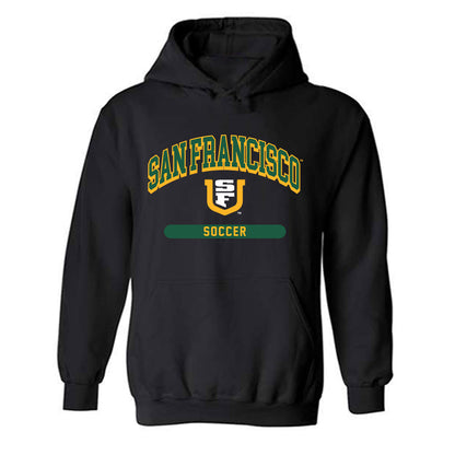 USFCA - NCAA Men's Soccer : Lucas Jones - Classic Shersey Hooded Sweatshirt-0
