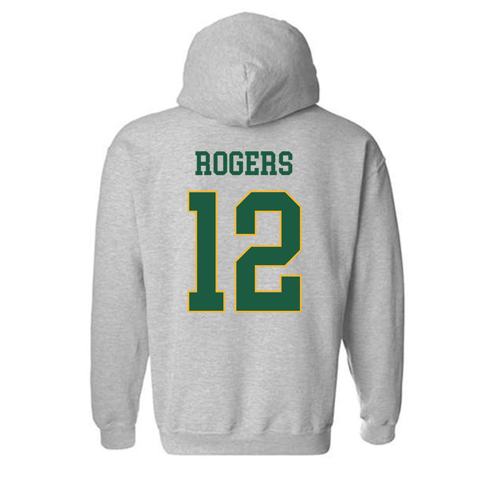 USFCA - NCAA Baseball : TJ Rogers - Classic Shersey Hooded Sweatshirt-1