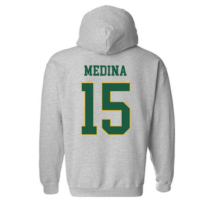 USFCA - NCAA Men's Soccer : Adrian Medina - Classic Shersey Hooded Sweatshirt-1