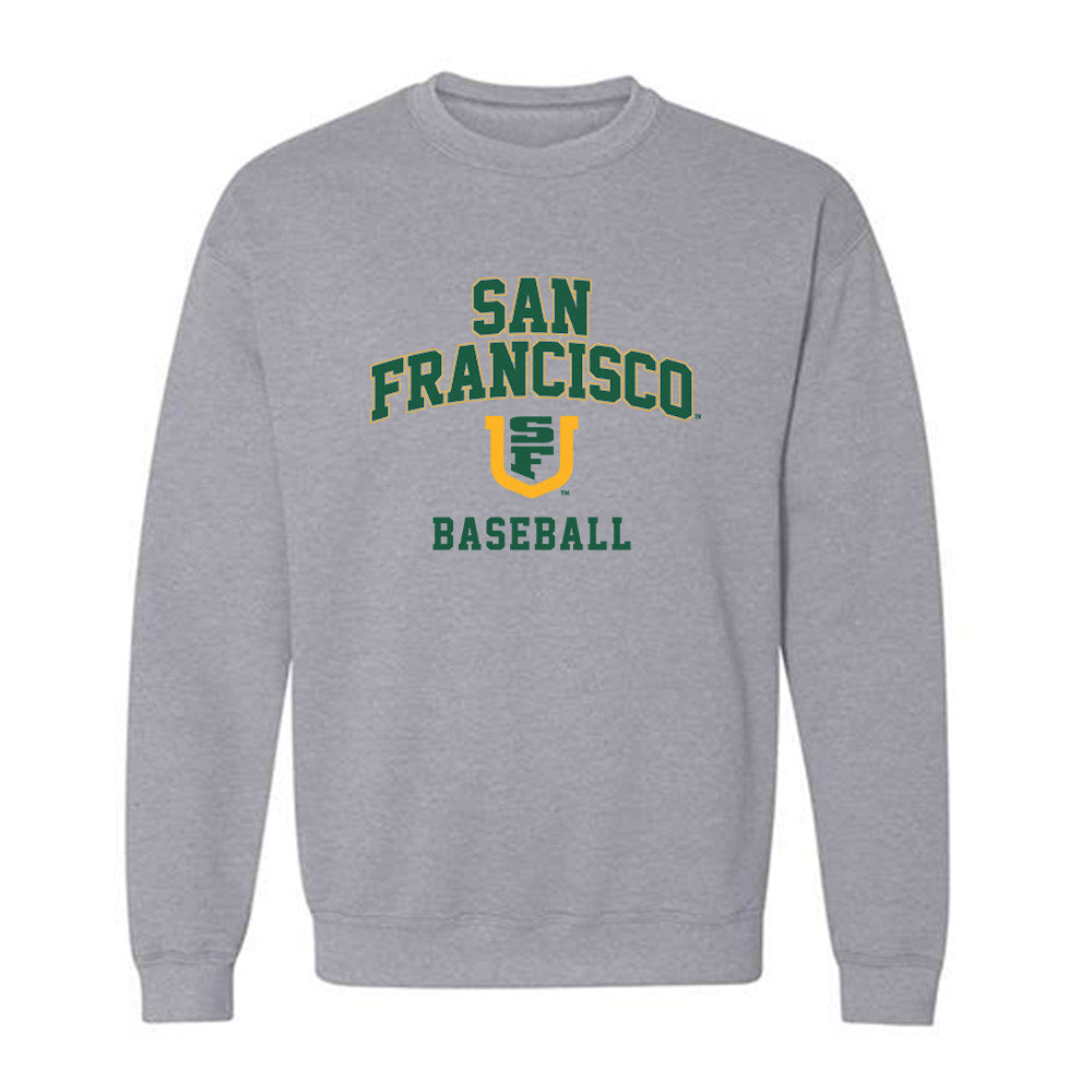 USFCA - NCAA Baseball : Garrett Johnston - Classic Shersey Crewneck Sweatshirt-0