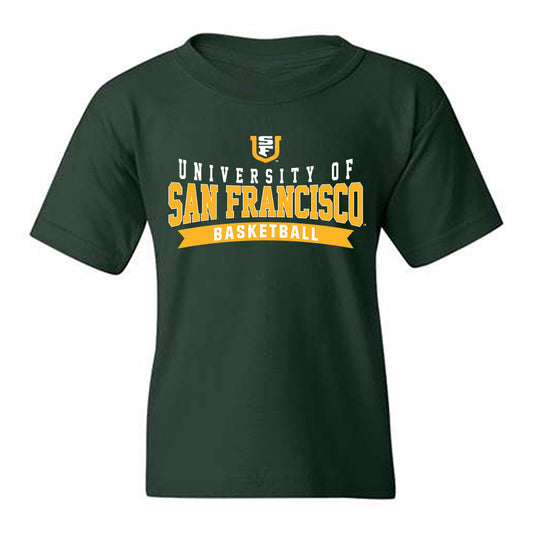 USFCA - NCAA Men's Basketball : Weilun Zhao - Classic Shersey Youth T-Shirt-0