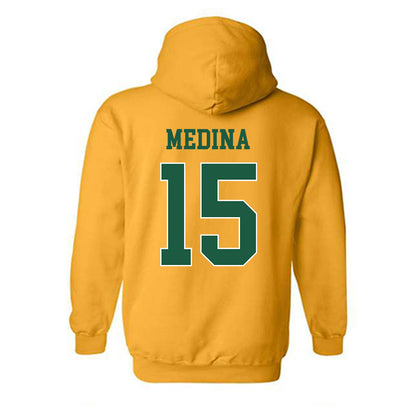 USFCA - NCAA Men's Soccer : Adrian Medina - Classic Shersey Hooded Sweatshirt-1