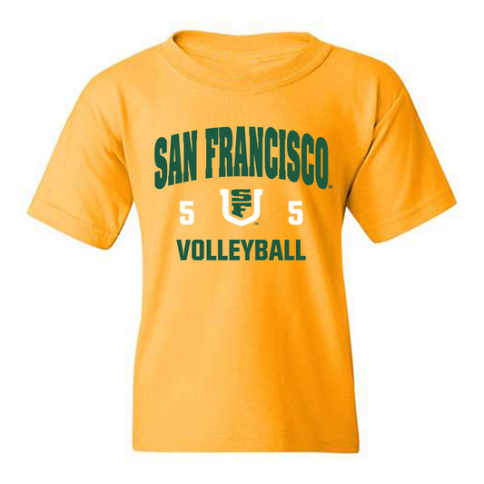 USFCA - NCAA Women's Volleyball : Kayla Ostovar - Classic Shersey Youth T-Shirt-0